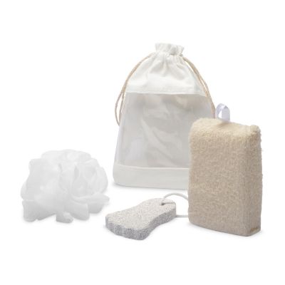 Набор Enjoy для ванны (мочалка, губка, пемза)-0