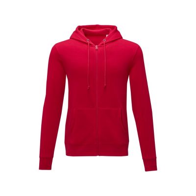 Мужская толстовка на молнии Theron, красный-1