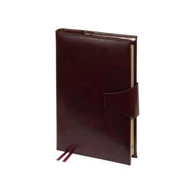 Ежедневник полудатированный А5 Windsor, коричневый-0