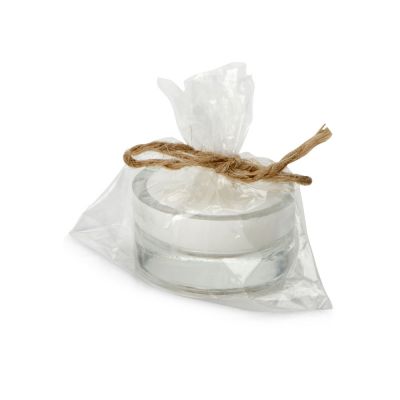 Свеча парафиновая в стекле Geni, прозрачная-2