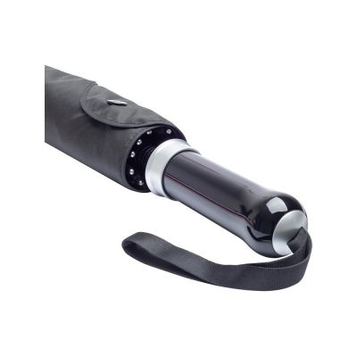 Зонт-трость 7875 RingOpener® полуавтомат, черный-3