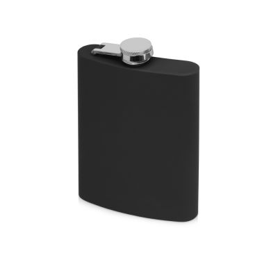 Фляжка 240 мл Remarque soft touch, 201 сталь, черный-0