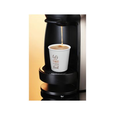 Americano® Piccolo кружка объемом 100 мл с крышкой - сплошной черный-3