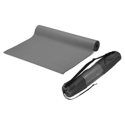 ПВХ Коврик для йоги Asana, серый-0