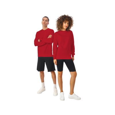 Свитшот Warsaw 220гр, унисекс, красный-5