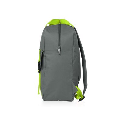 Рюкзак Lock, серый/зеленое яблоко-4
