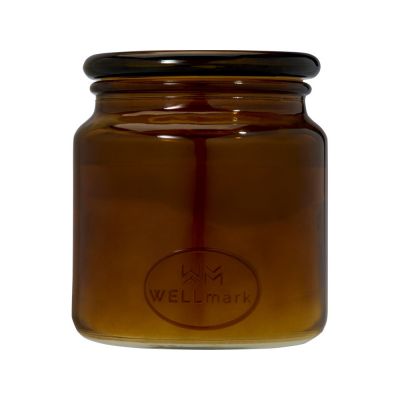 Ароматизированная свеча Wellmark Let's Get Cozy 650 г с ароматом кедрового дерева - Amber heather-1