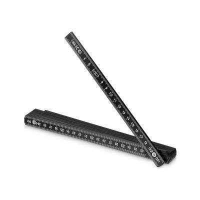 Складная линейка длиной 2 м Plank, черный-0