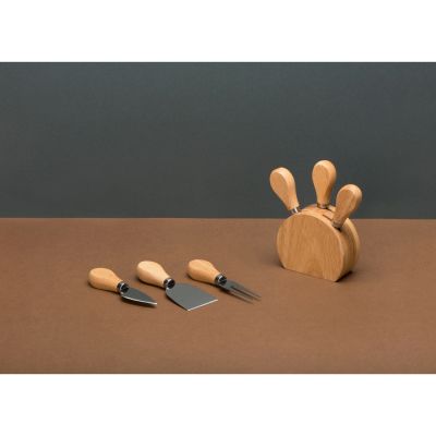 Набор из ножей для сыра на подставке-4