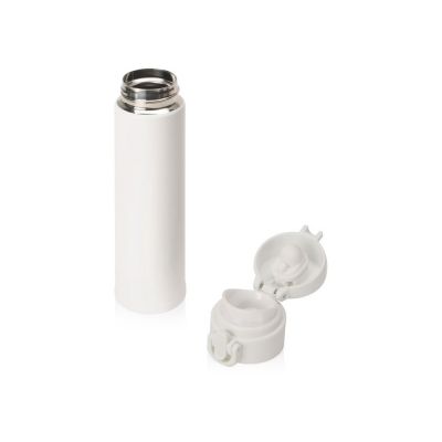 Вакуумная герметичная термокружка Inter, белый, нерж. сталь-1