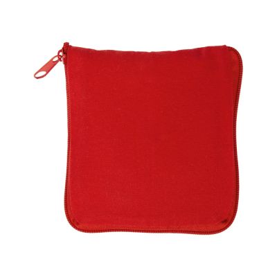 Складывающаяся сумка Skit из хлопка на молнии, красный-7