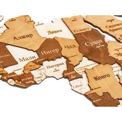 Интерьерная карта мира World-3