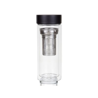 Стеклянная термобутылка Glassir, 500мл, черный-2