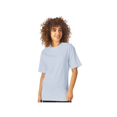 Футболка из френч терри Warsaw унисекс 220гр, небесно-голубой-2