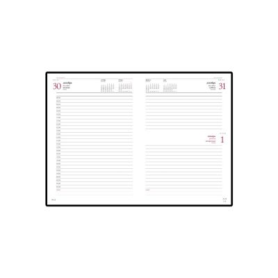 Ежедневник датированный А5 Ideal New 2026, бордовый-1