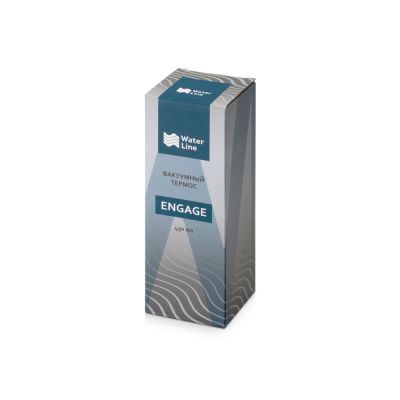 Вакуумный термос Engage, 450 мл, темно-синий-9