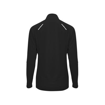 Толстовка с воротом на молнии женская Melbourne, черный-1