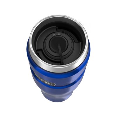 Кружка-термос из нерж. стали тм THERMOS SK1005BL 0.47L, синий-3