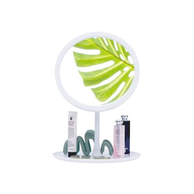 Косметическое зеркало с LED-подсветкой Beautific, белый-1