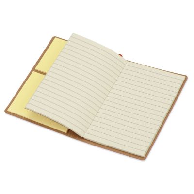 Блокнот А6 Write and stick с ручкой и набором стикеров, серый-2