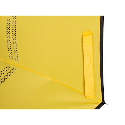 Зонт-трость наоборот Inversa, полуавтомат, черный/желтый (Р)-5