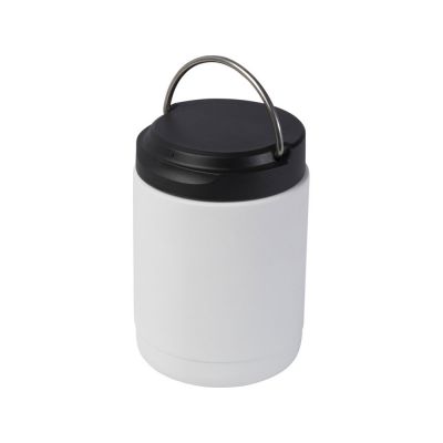 Пищевой контейнер Doveron объемом 500 мл из переработанной нержавеющей стали, белый-5