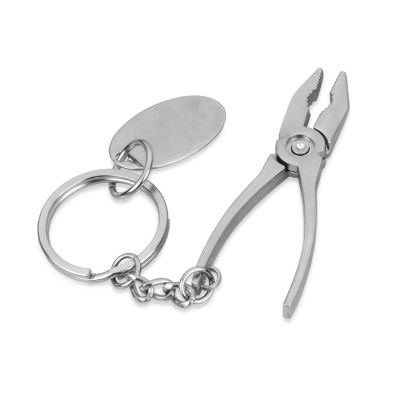 Брелок с шильдом Пассатижи, серебристый-0