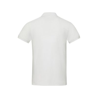 Emerald поло унисекс с коротким рукавом из переработанных материалов Aware™. - Белый-2