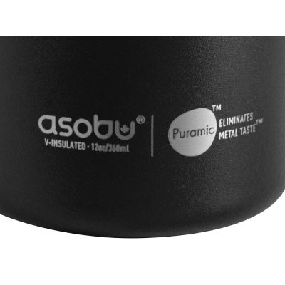 Вакуумная термокружка с внутренним керамическим покрытием Coffee Express, 360 мл, черный-11