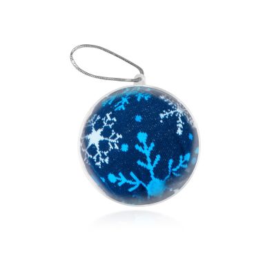 Носки в шаре Снежинка мужские, синий-3