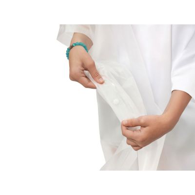 Пончо Hawaii c чехлом детский, белый-4