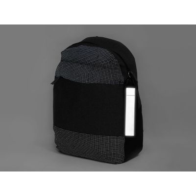 Светоотражающий брелок Reflector, серебристый/черный-3