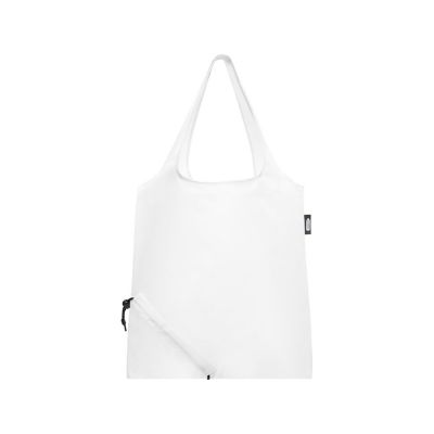 Складная эко-сумка Sabia из вторичного ПЭТ, белый-1