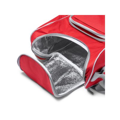 Сумка-холодильник BAYONA из полиэстера 600D, красный-1