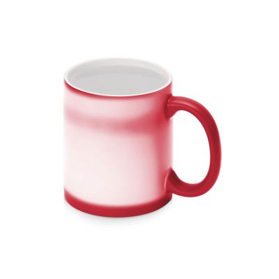 Кружка-хамелеон Magic матовая, красный/белый-7