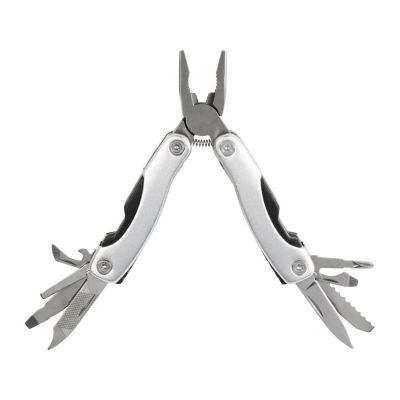 Подарочный набор Scout с многофункциональным ножом и фонариком, серебристый-4