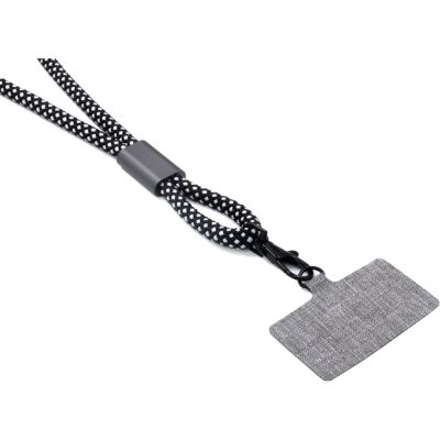 Ремешок-держатель для телефона на запястье Lany Wristband Eco, серый-1