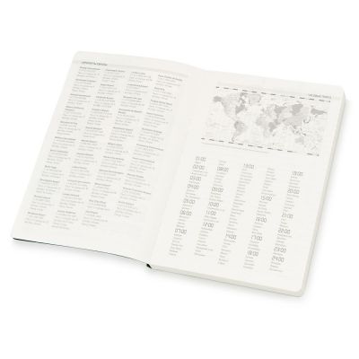 Ежедневник А5 недатированный Megapolis Velvet Flex, небесно-голубой-3