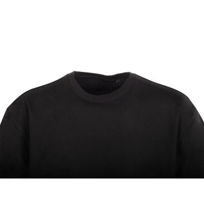 Футболка из френч терри Warsaw унисекс 220гр, черный-10