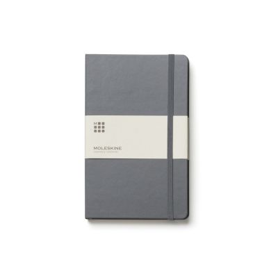 Записная книжка Moleskine Classic (в линейку) в твердой обложке, Pocket (9x14см), серый-0