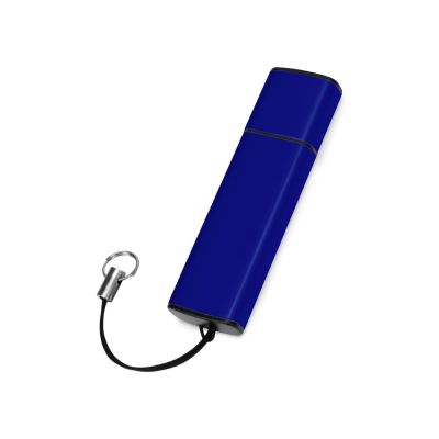 Флеш-карта USB 2.0 16 Gb металлическая с колпачком Borgir, темно-синий-0
