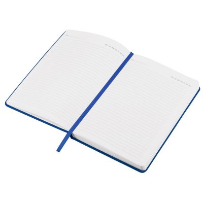 Бизнес-блокнот C2 софт-тач, твердая обложка, 128 листов, синий-3
