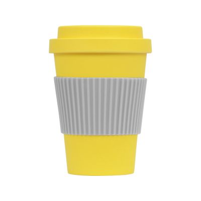 Термокружка Muffin из натуральных волокон, желтый-1