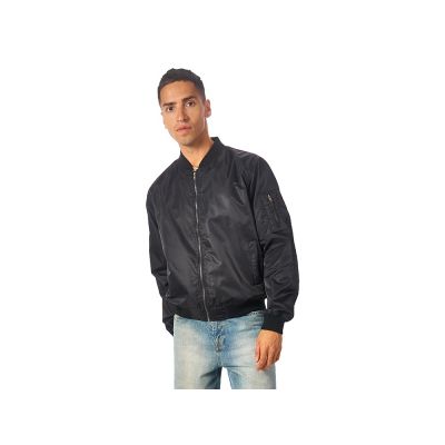 Куртка бомбер Antwerpen унисекс, черный-1