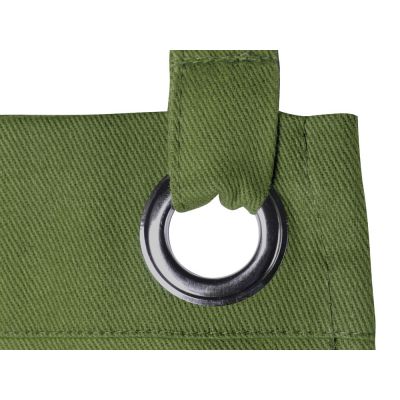 Хлопковый фартук Delight с карманом и регулируемыми завязками, хаки-4