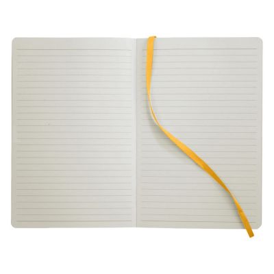 Классический блокнот А5 с мягкой обложкой, желтый-1