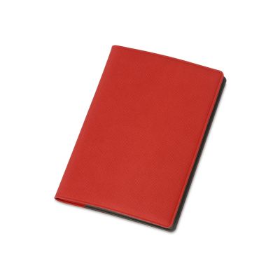 Обложка для паспорта с RFID защитой отделений для пластиковых карт Favor, красная/серая-0