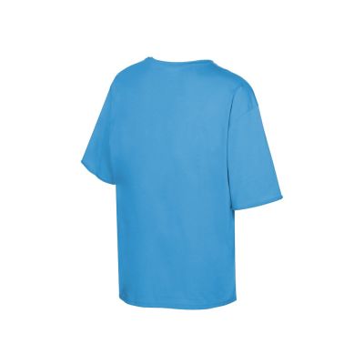 Футболка оверсайз Liyon унисекс, лазурный-7