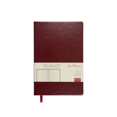 Блокнот А5 Megapolis Nebraska, бордовый-2