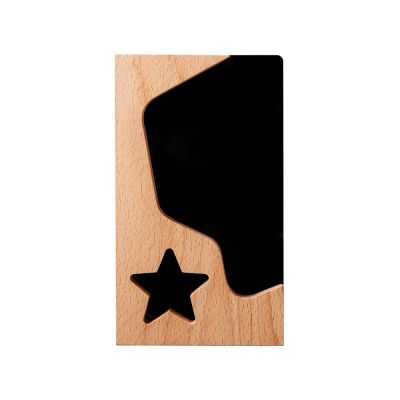 Награда из бука и акрила Starburst-2